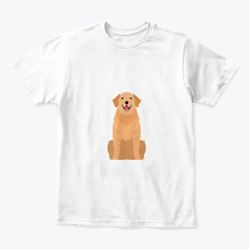 kids golden retreiver